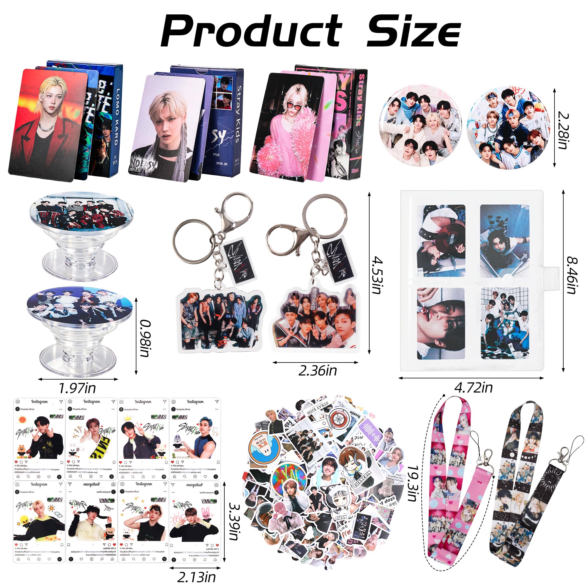 Amazon.com : Stray Merch Gift Box Set Including Photocard Holder